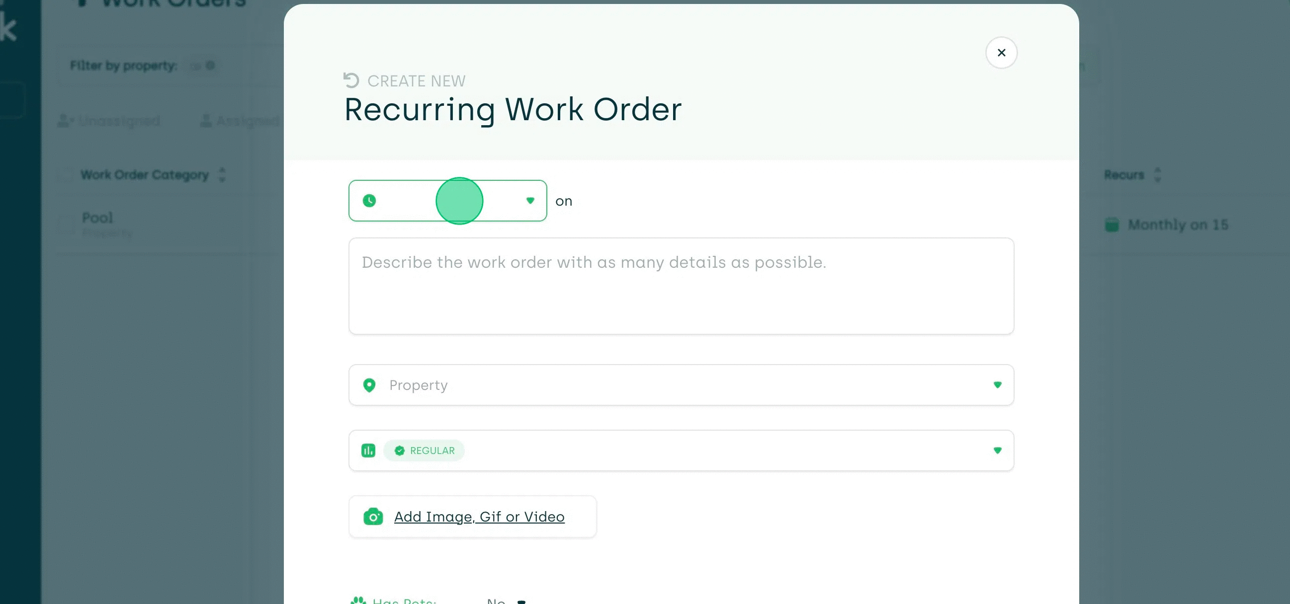 Recurring Work Orders